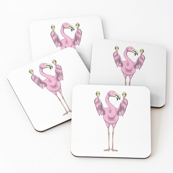 Item preview, Flamingo Musician Maracas Music designed and sold by Snabdesign84.