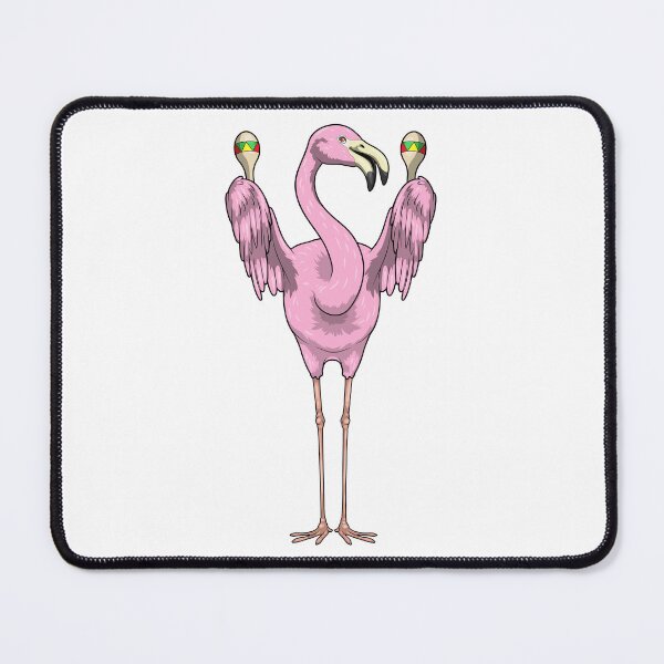 Item preview, Flamingo Musician Maracas Music designed and sold by Snabdesign84.