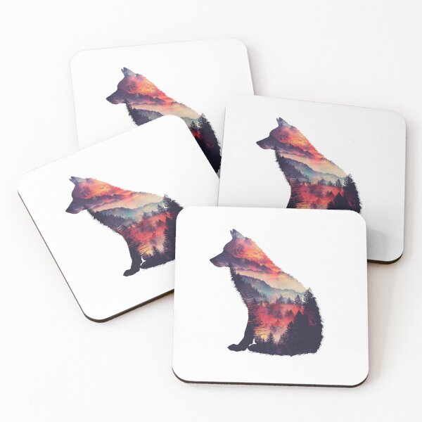 Item preview, Mountain Wolf Design | T-Shirt designed and sold by NicolasGlowArt.
