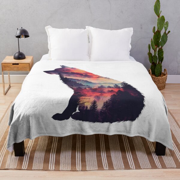 Item preview, Mountain Wolf Design | T-Shirt designed and sold by NicolasGlowArt.