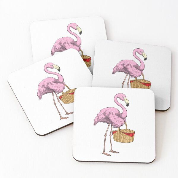 Item preview, Flamingo Picnic Basket designed and sold by Snabdesign84.