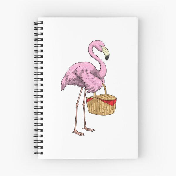 Item preview, Flamingo Picnic Basket designed and sold by Snabdesign84.