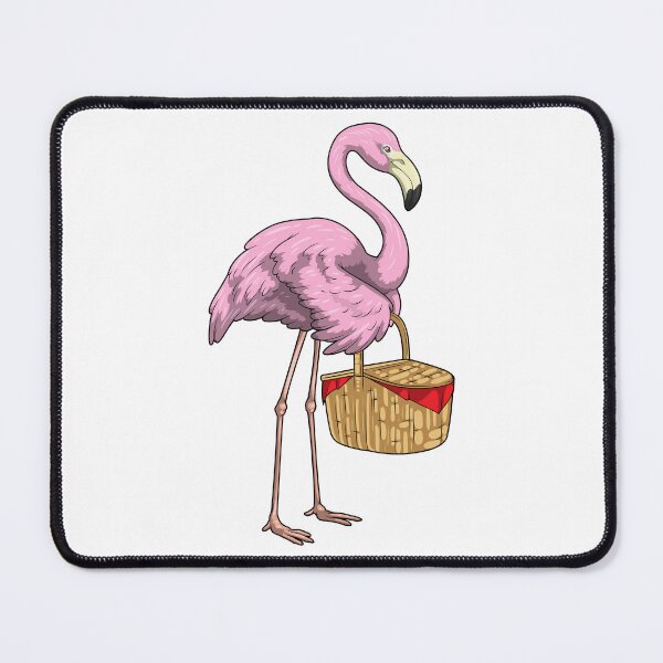 Item preview, Flamingo Picnic Basket designed and sold by Snabdesign84.