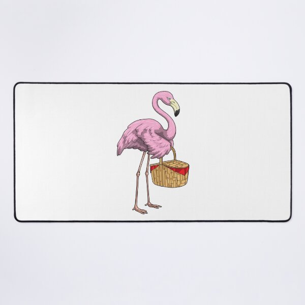 Item preview, Flamingo Picnic Basket designed and sold by Snabdesign84.