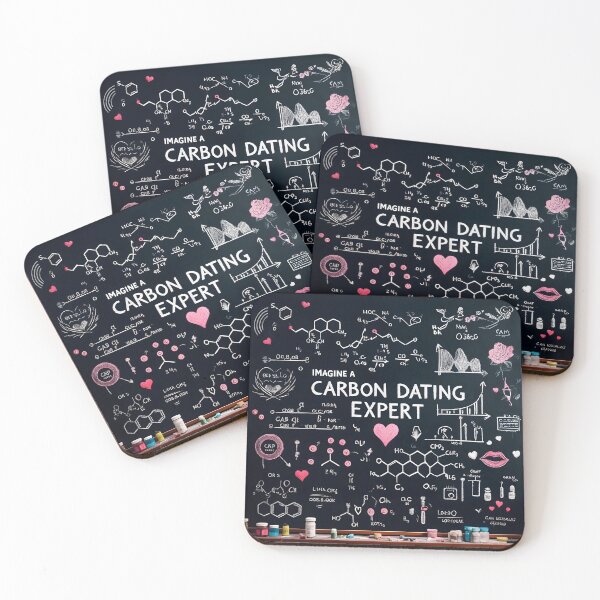 Item preview, Chemistry Whiz Carbon Dating Expert Chalkboard Sticker designed and sold by Molecularmerch.