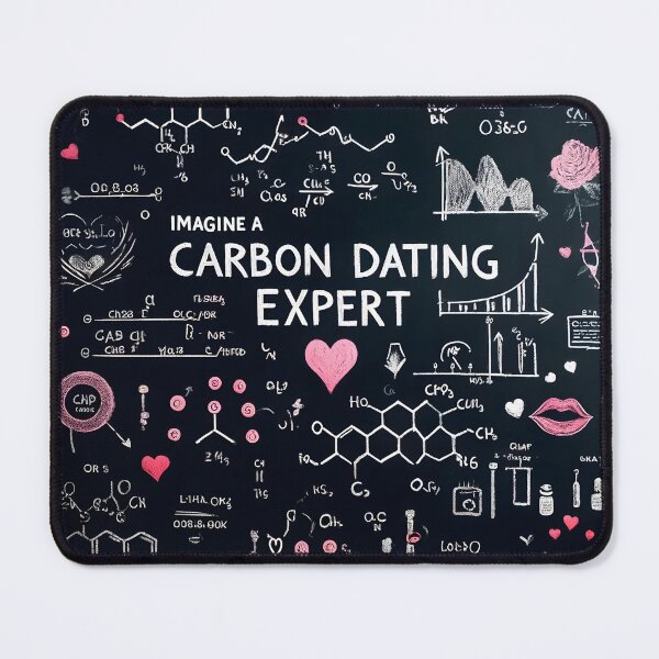 Item preview, Chemistry Whiz Carbon Dating Expert Chalkboard Sticker designed and sold by Molecularmerch.