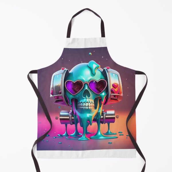 Artikelvorschau, Slime Time 3D-Brille Totenkopf Valentinstag Futuristisches Krieger-Artwork 1 entworfen und verkauft von MirnaMoreau.