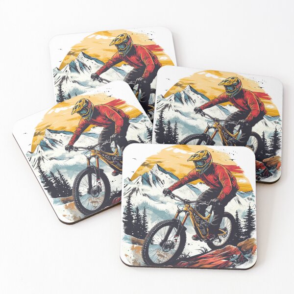 Item preview, Mountains Bike Rider  designed and sold by NicolasGlowArt.