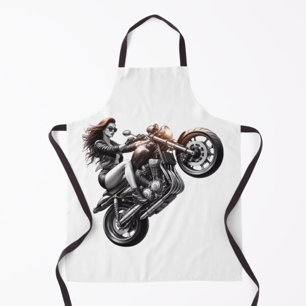 Item preview, “Wheelie Woman: the elegant stuntwoman in color” designed and sold by CHRIST5000.