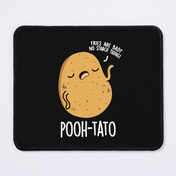 Item preview, Pooh-tato Funny Potato Pun (Dark BG) designed and sold by punnybone.