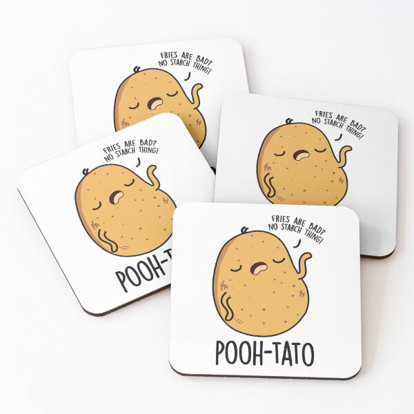 Item preview, Pooh-tato Funny Potato Pun  designed and sold by punnybone.