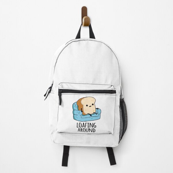 Item preview, Loafing Around Funny Bread Pun  designed and sold by punnybone.