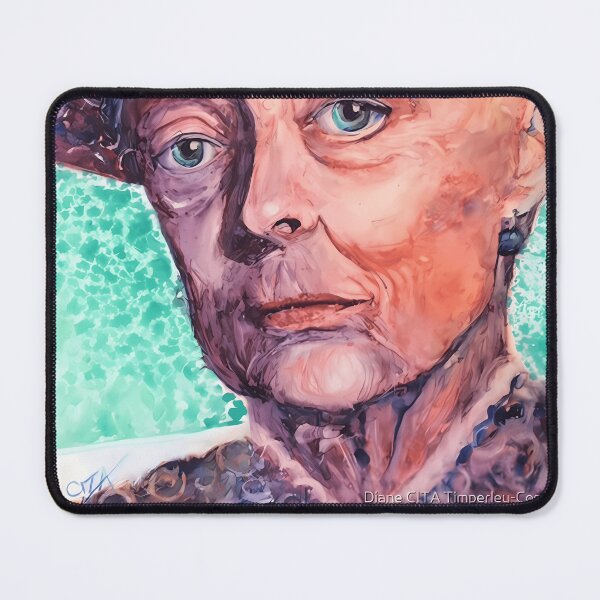 Item preview, Maggie Forever Downton Abbey Art Famous Actress Portrait British Actress Watercolor Portrait designed and sold by BenjaminCarrier.