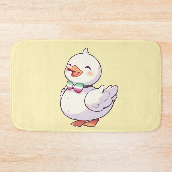 Item preview, Cute Ducky with Abrosexual Pride Flag Bow Tie, Kawaii Abrosexual Pride Duck Design designed and sold by Travelslightly.