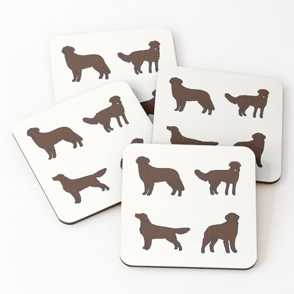 Item preview, flat coated retriever dog pack designed and sold by Mayarart.