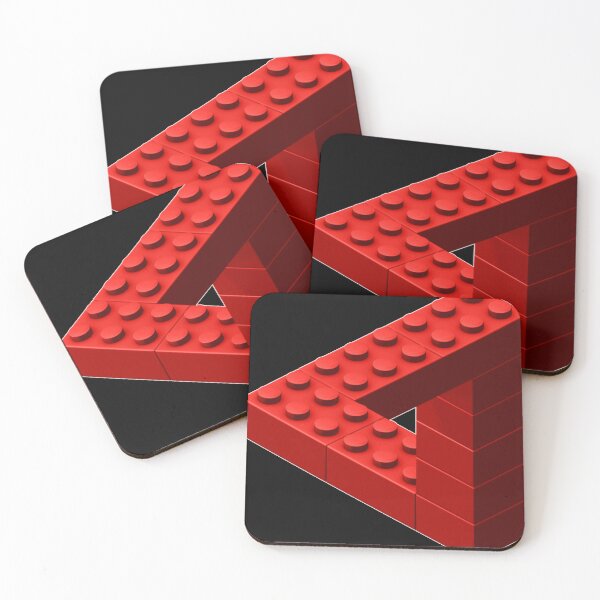 Item preview, Escher Toy Bricks   Red   designed and sold by JanellBogisich.