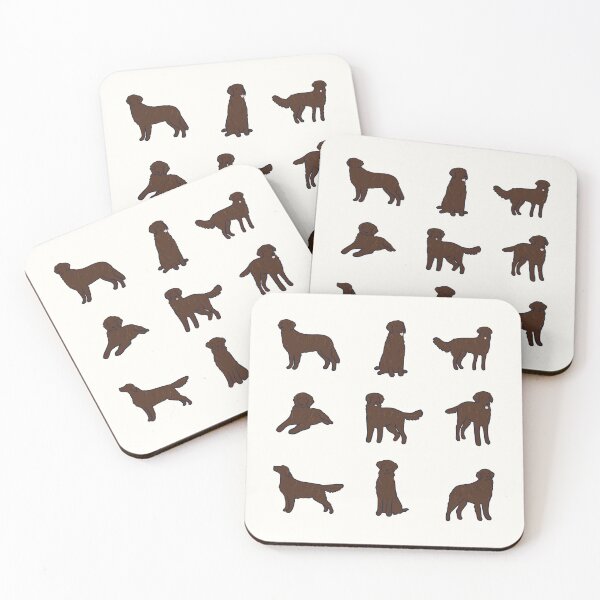 Item preview, Cute flat coated retriever dog pack designed and sold by Mayarart.