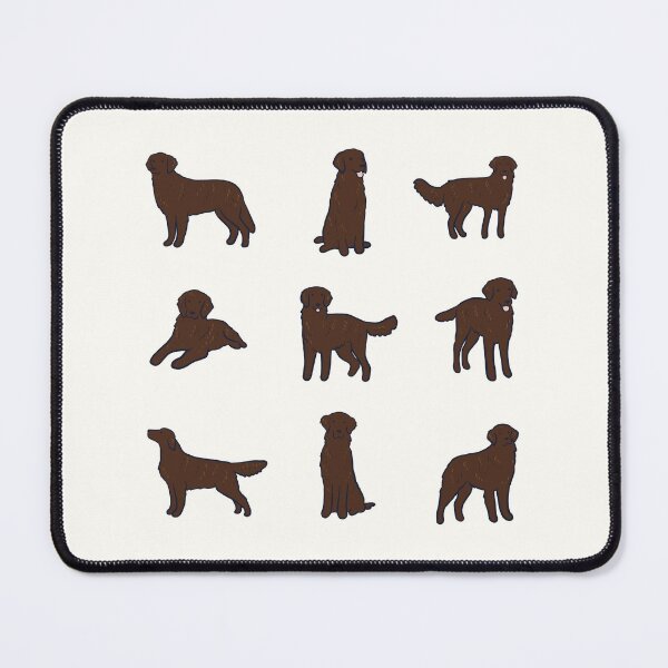 Item preview, Cute flat coated retriever dog pack designed and sold by Mayarart.