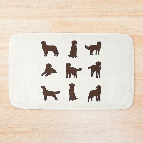 Item preview, Cute flat coated retriever dog pack designed and sold by Mayarart.