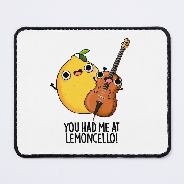Item preview, You Had Me At Lemon-cello Funny Drink Pun designed and sold by punnybone.