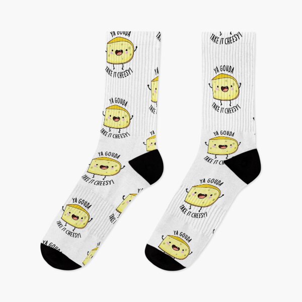 Item preview, Ya Gouda Take It Cheesy Funny Cheese Pun  designed and sold by punnybone.