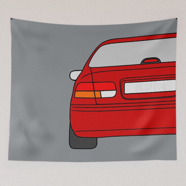Item preview, Honda Civic EJ EK EN coupe red designed and sold by EdimDesign.