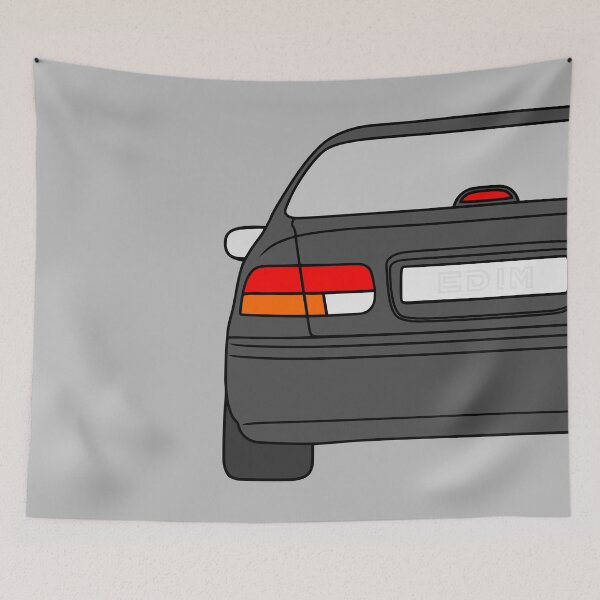 Item preview, Honda Civic EJ EK EN coupe dark grey designed and sold by EdimDesign.