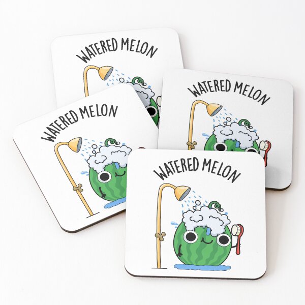 Artikelvorschau, Watered Melone Lustiges Wassermelonen-Wortspiel entworfen und verkauft von punnybone.