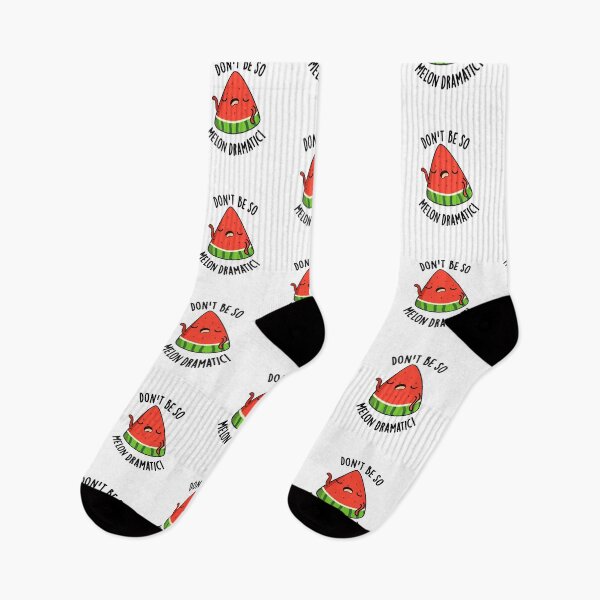 Item preview, Don't Be So Melon-dramatic Funny Melon Pun  designed and sold by punnybone.