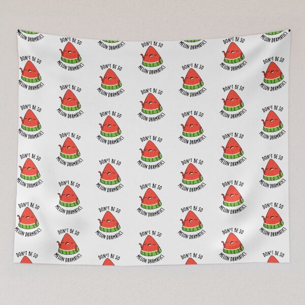 Item preview, Don't Be So Melon-dramatic Funny Melon Pun  designed and sold by punnybone.