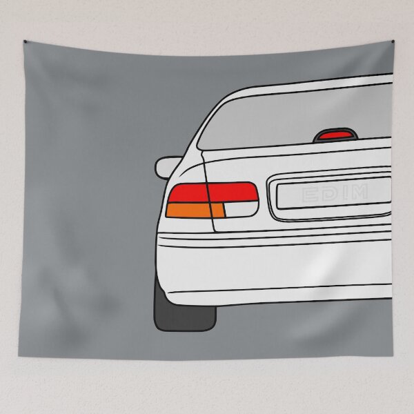Item preview, Honda Civic EJ EK EN coupe white designed and sold by EdimDesign.