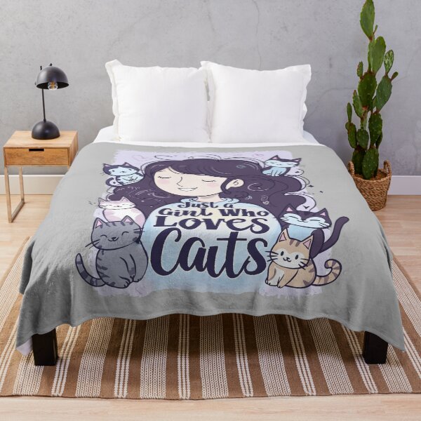 Item preview, Girl Who Loves Cats designed and sold by RuyaFab.