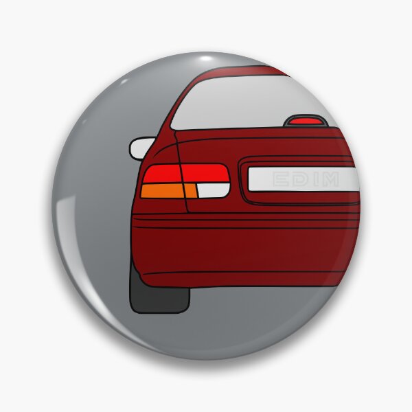 Item preview, Honda Civic EJ EK EN coupe wine red designed and sold by EdimDesign.