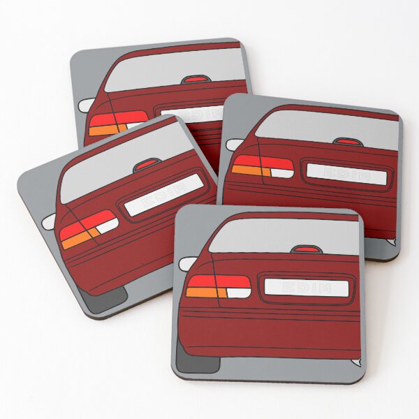 Item preview, Honda Civic EJ EK EN coupe wine red designed and sold by EdimDesign.