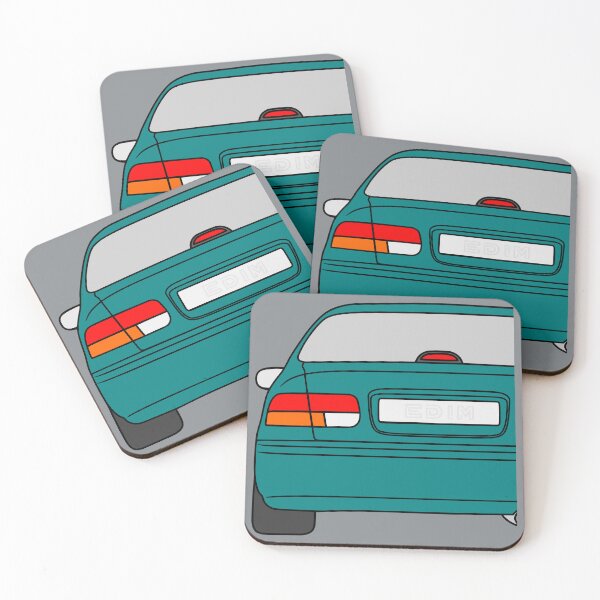 Item preview, Honda Civic EJ EK EN coupe dark green designed and sold by EdimDesign.