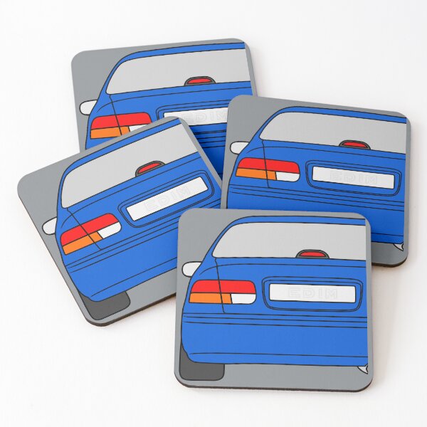 Item preview, Honda Civic EJ EK EN coupe bright blue designed and sold by EdimDesign.