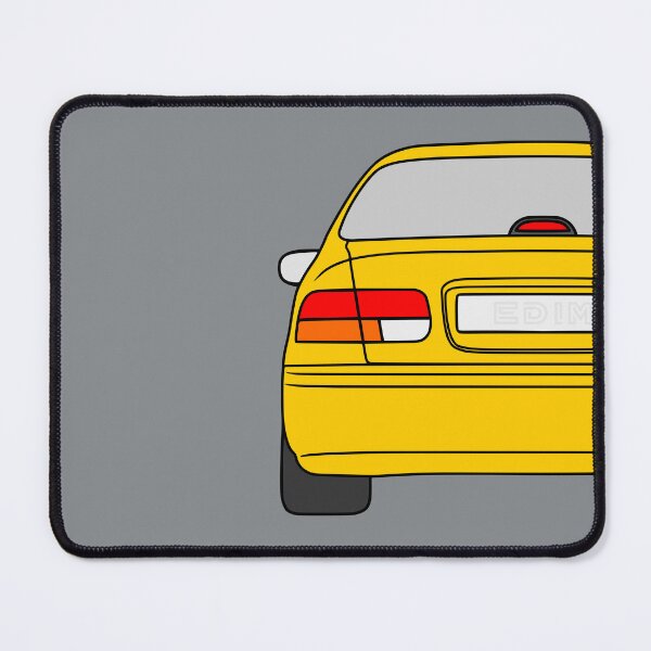 Item preview, Honda Civic EJ EK EN coupe yellow designed and sold by EdimDesign.