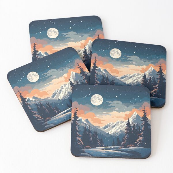 Item preview, Winter Wonderland: Snowy Peaks and Tranquil Surroundings designed and sold by Shirtastically.