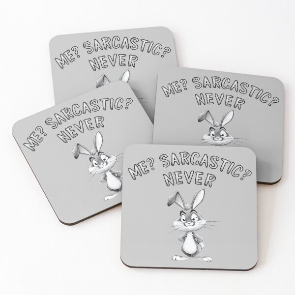 Item preview, Sarcastic Bunny Quip – Fun & Witty Art designed and sold by RuyaFab.