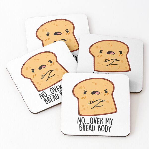 Item preview, Over My Bread Body Funny Food Pun  designed and sold by punnybone.