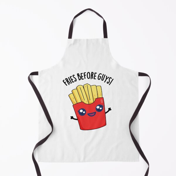 Item preview, Fries Before Guys Funny Fries Pun  designed and sold by punnybone.