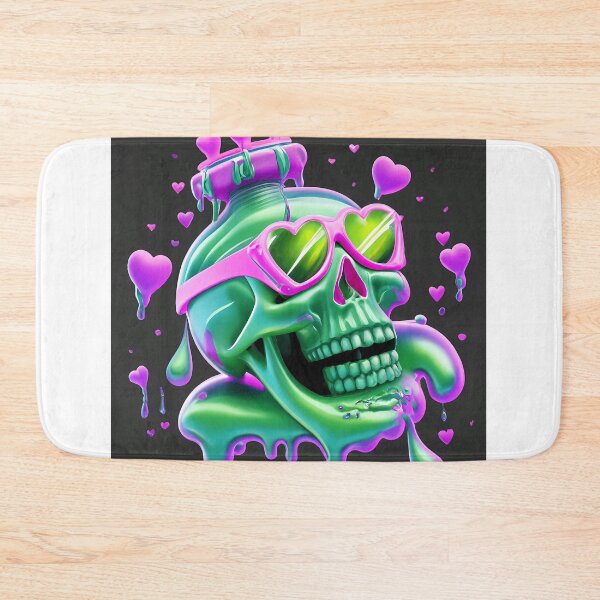 Item preview, Slime Time 3D Glasses skull valentine's Day Futuristic Warrior Artwork 5 designed and sold by MirnaMoreau.