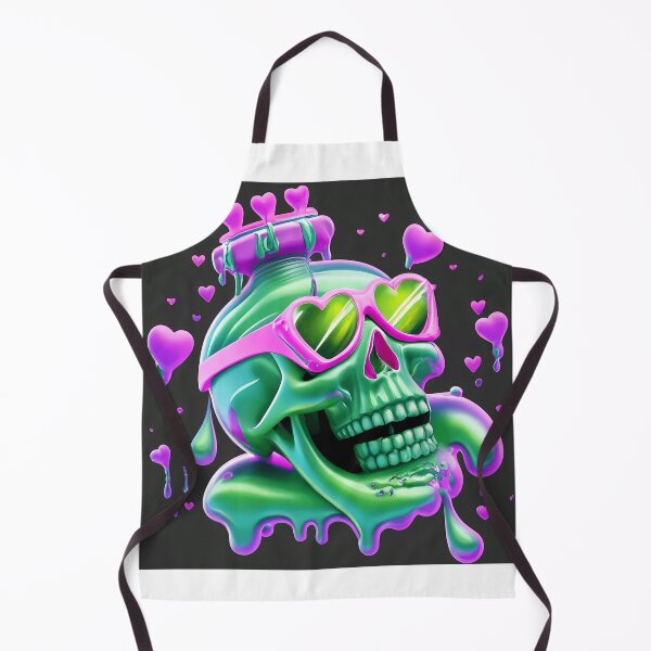 Item preview, Slime Time 3D Glasses skull valentine's Day Futuristic Warrior Artwork 5 designed and sold by MirnaMoreau.