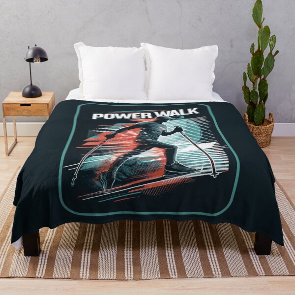 Item preview, Vintage Power Walk Sport - Retro travel sports poster in minimalist style designed and sold by pod24.