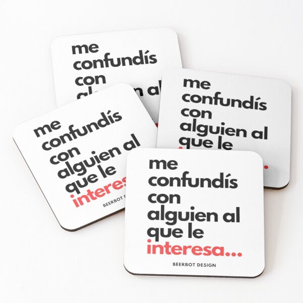 Item preview, Me confundis con alguien al que le interesa designed and sold by BeerBot.