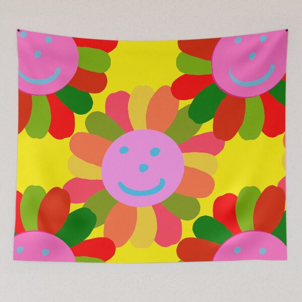 Item preview, Smiling Flowers / Smiling Faces designed and sold by Victoria Rose.