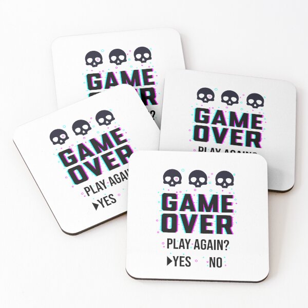 Item preview, Game over designed and sold by ShopMaxiDesigns.