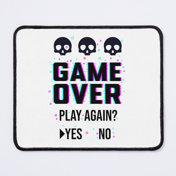 Item preview, Game over designed and sold by ShopMaxiDesigns.