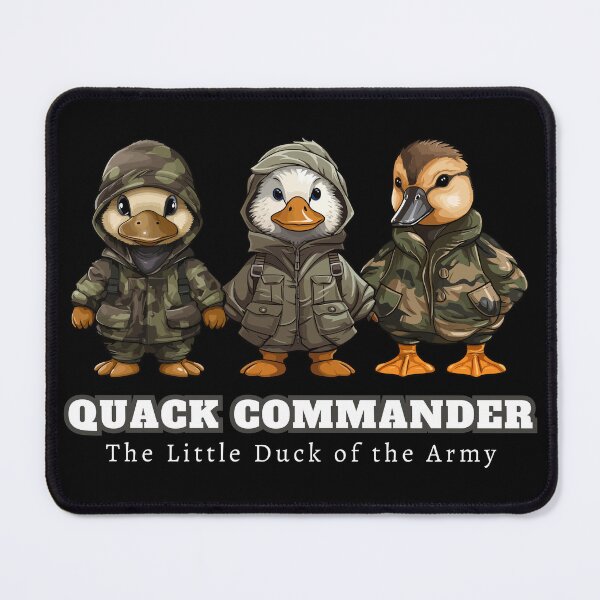 Item preview, Funny Quack Commander: The Little Duck of the Army designed and sold by CHANCHANAI.