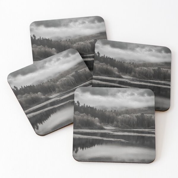 Item preview, Misty Woodlands: Monochromatic Landscape designed and sold by ShadeScapeArt.